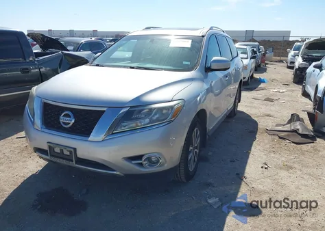 2015 Nissan Pathfinder Sl из США, поврежденный, VIN 5N1AR2MM9FC666263